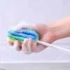 Long-handled cup brush, cleaning brush, baby bottle brush, seven-color scouring pad cup brush, thermos cup brush, sponge scouring pad brush Specification image